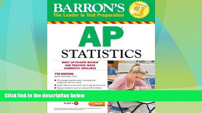 Big Deals  Barron s AP Statistics, 7th Edition  Best Seller Books Most Wanted