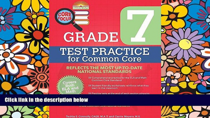 Big Deals  Barron s Core Focus: Grade 7 Test Practice for Common Core  Free Full Read Best Seller