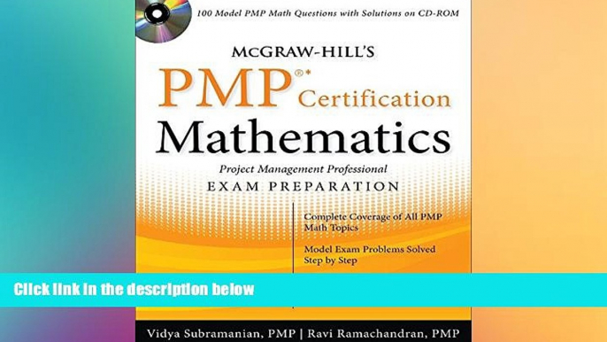 Big Deals  McGraw-Hill s PMP Certification Mathematics with CD-ROM  Best Seller Books Most Wanted