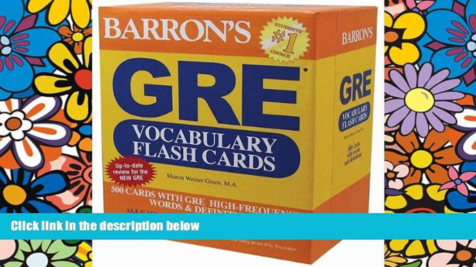 Big Deals  Barron s GRE Vocabulary Flash Cards  Free Full Read Most Wanted