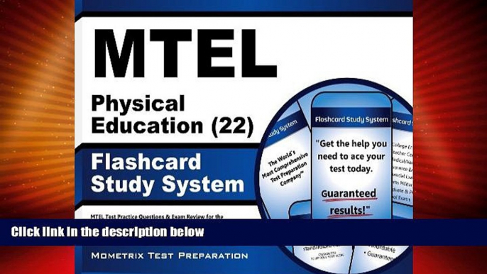 Big Deals  MTEL Physical Education (22) Flashcard Study System: MTEL Test Practice Questions