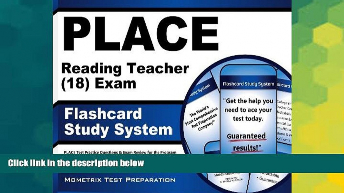 Big Deals  PLACE Reading Teacher (18) Exam Flashcard Study System: PLACE Test Practice Questions