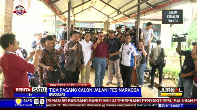 Tiga Calon Gubernur DKI Tes Narkoba di BNN