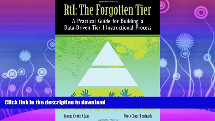 READ  Rti: The Forgotten Tier a Practical Guide for Building a Data-Driven Tier 1 Instructional