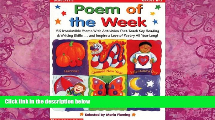 Must Have PDF  Poem of the Week: 50 Irresistible Poems With Activities that Teach Key Reading