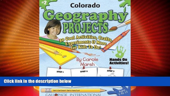 Big Deals  Colorado Geography Projects - 30 Cool Activities, Crafts, Experiments   More for