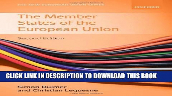 [PDF] The Member States of the European Union (New European Union Series) Full Colection