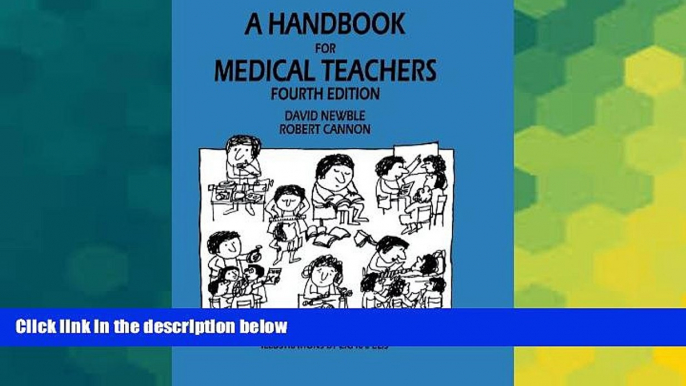 Must Have PDF  A Handbook for Medical Teachers  Best Seller Books Most Wanted