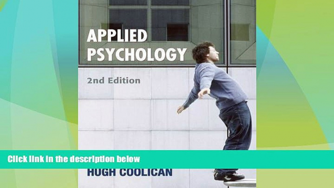 Big Deals  Applied Psychology (Hodder Arnold Publication) (A Hodder Arnold Publication)  Free Full