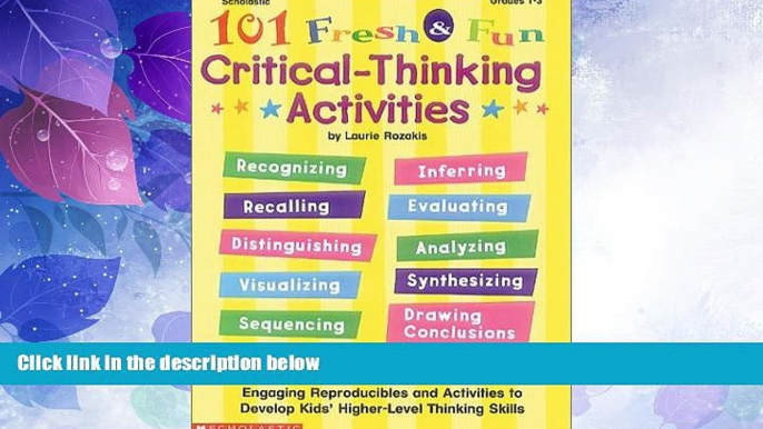 Big Deals  101 Fresh   Fun Critical-Thinking Activities (Grades 1-3)  Free Full Read Best Seller