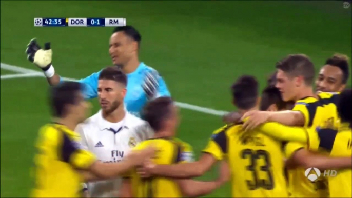 Pierre-Emerick Aubameyang | Borussia Dortmund 1 - 1 Real Madrid