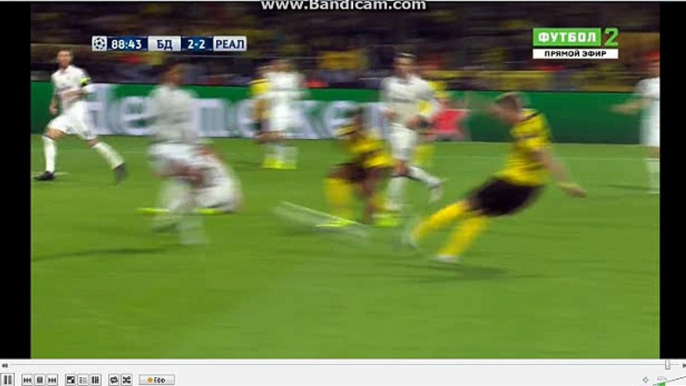 Andre Schürrle Goal - Borussia Dortmund vs Real Madrid 2-2 (2016)