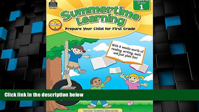 Big Deals  Summertime Learning: Prepare for Grade 1  Free Full Read Best Seller