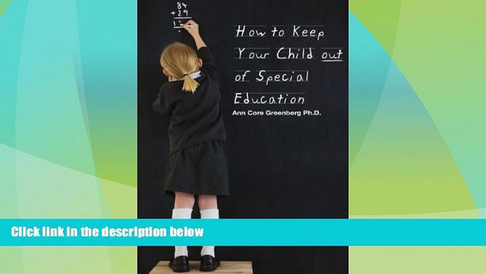 Big Deals  How to Keep Your Child Out of Special Education  Best Seller Books Most Wanted