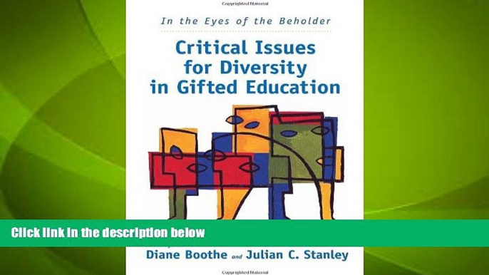 Big Deals  In the Eyes of the Beholder: Critical Issues for Diversity in Gifted Education  Best