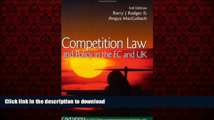 FAVORIT BOOK Competition Law and Policy in the EU and UK READ EBOOK