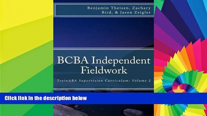 Must Have PDF  BCBA Independent Fieldwork (TrainABA Supervision Curriculum) (Volume 2)  Free Full