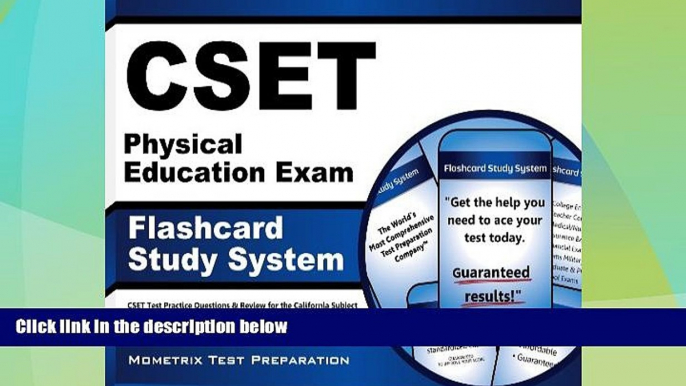 Big Deals  CSET Physical Education Exam Flashcard Study System: CSET Test Practice Questions