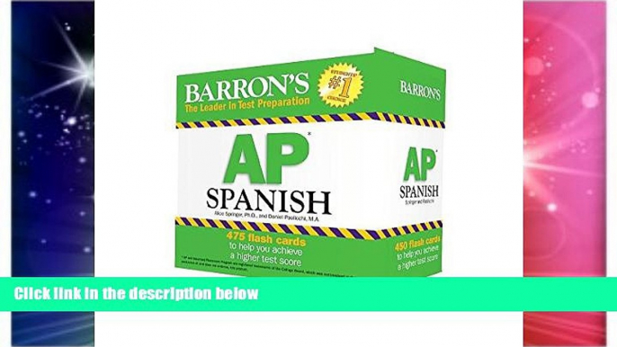 Big Deals  Barron s AP Spanish Flash Cards, 2nd Edition  Free Full Read Most Wanted