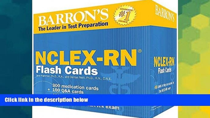 Big Deals  Barron s NCLEX-RN Flash Cards, 2nd Edition  Free Full Read Most Wanted