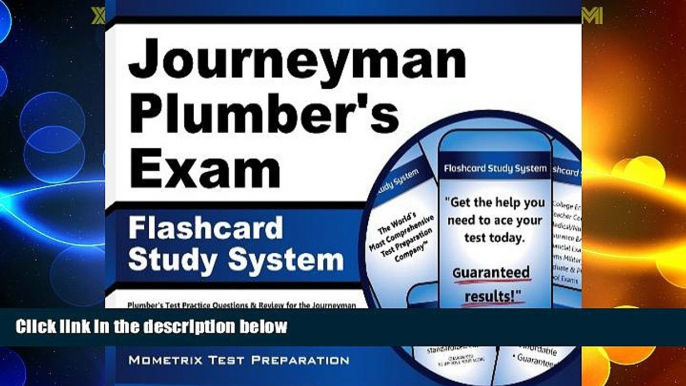 Big Deals  Journeyman Plumber s Exam Flashcard Study System: Plumber s Test Practice Questions