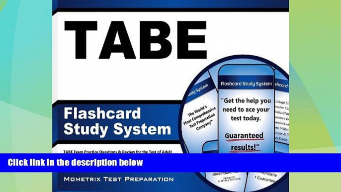 Big Deals  TABE Flashcard Study System: TABE Exam Practice Questions   Review for the Test of