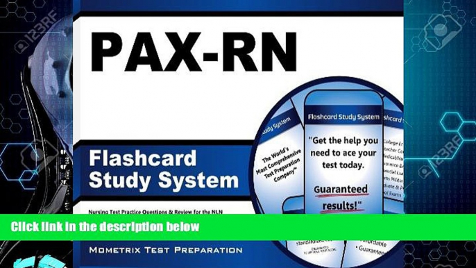 Big Deals  PAX-RN Flashcard Study System: Nursing Test Practice Questions   Review for the NLN