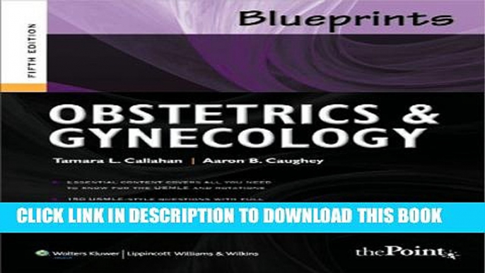 Collection Book Blueprints Obstetrics and Gynecology (Blueprints Series)