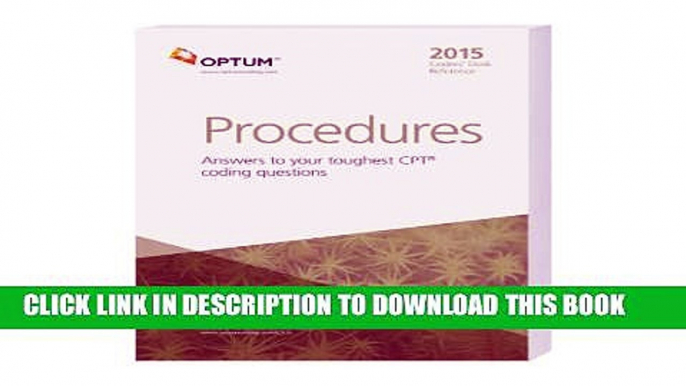 New Book Coders Desk Reference for Procedures - 2015