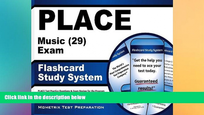 Big Deals  PLACE Music (29) Exam Flashcard Study System: PLACE Test Practice Questions   Exam