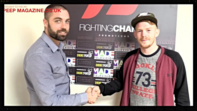 *EXCLUSIVE* LEE MOULD SIGNS PROMOTIONAL CONTRACT WITH FIGHTING CHANCE PROMOTIONS / PEEP MAGAZINE