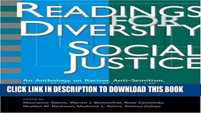 [PDF] Readings for Diversity and Social Justice: An Anthology on Racism, Antisemitism, Sexism,