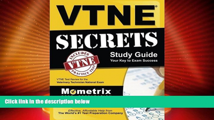 Big Deals  VTNE Secrets Study Guide: VTNE Test Review for the Veterinary Technician National Exam