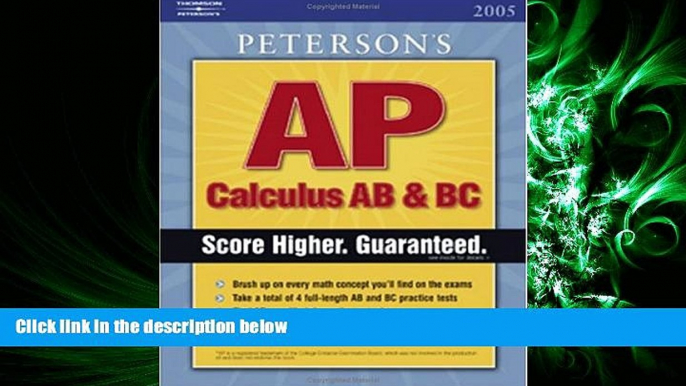 read here  Master the AP Calculus AB   BC, 1st edition (Peterson s AP Calculus AB   BC)