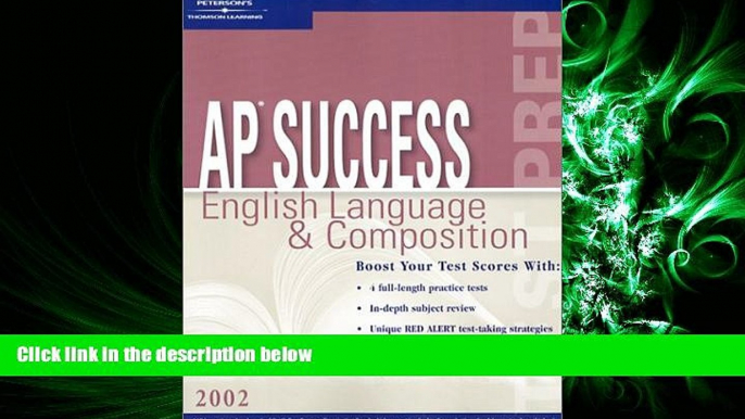 different   AP Success: Eng. Language   Comp. 2002 (Peterson s Master the AP English Language