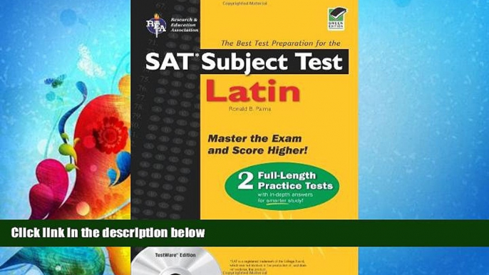 read here  SAT Subject Test: Latin w/ CD-ROM (REA) - The Best Test Prep for (SAT PSAT ACT