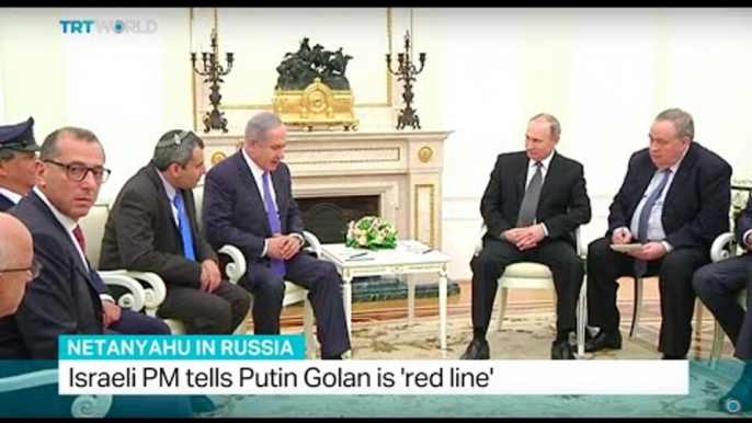 Israeli PM tells Putin Golan is 'red line', Elena Casas reports