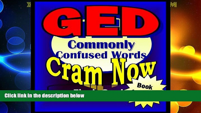 Big Deals  GED Prep Test WORDS COMMONLY CONFUSED Flash Cards--CRAM NOW!--GED Exam Review Book