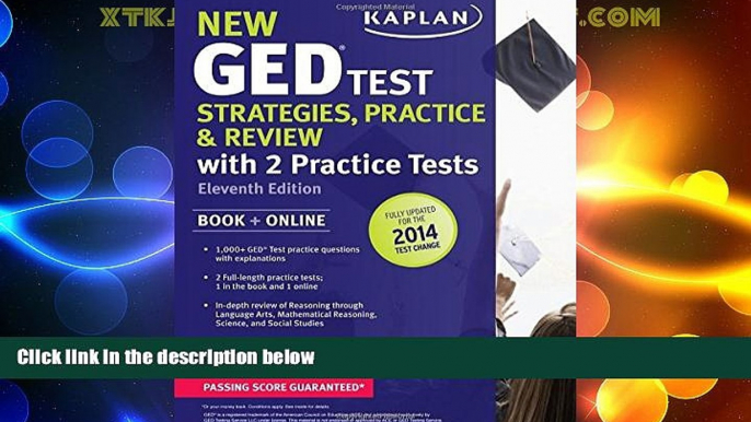 Big Deals  New GEDÂ® Test Strategies, Practice, and Review with 2 Practice Tests: Book + Online