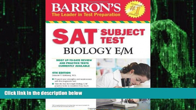 Must Have PDF  Barron s SAT Subject Test Biology E/M, 4th Edition  Free Full Read Best Seller