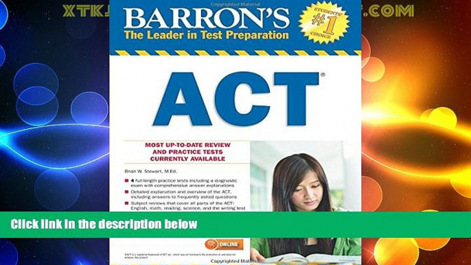 Big Deals  Barron s ACT (Barron s Act (Book Only))  Free Full Read Most Wanted