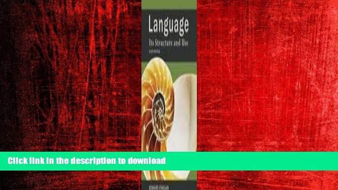 FAVORIT BOOK Language: Its Structure and Use 6th (sixth) edition FREE BOOK ONLINE