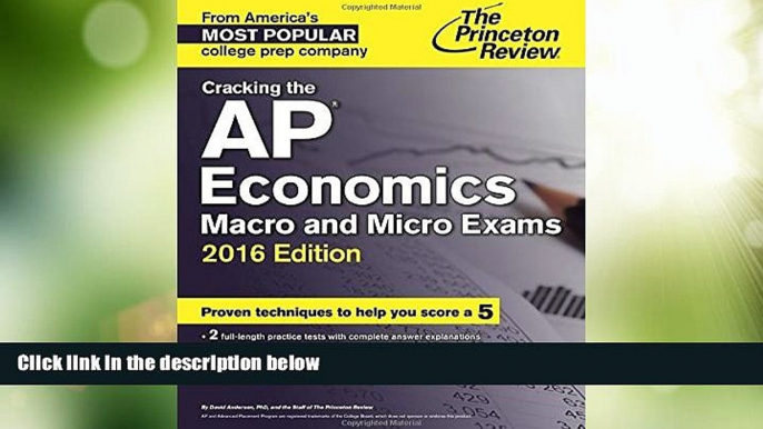 Must Have PDF  Cracking the AP Economics Macro   Micro Exams, 2016 Edition (College Test