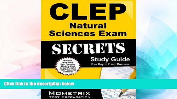 Big Deals  CLEP Natural Sciences Exam Secrets Study Guide: CLEP Test Review for the College Level