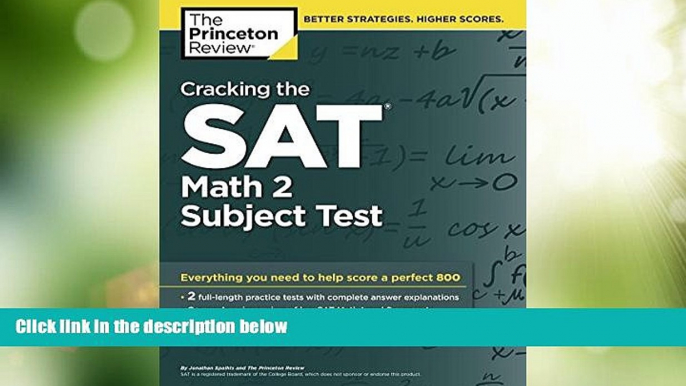 Big Deals  Cracking the SAT Math 2 Subject Test (College Test Preparation)  Best Seller Books Best