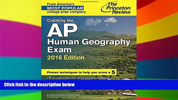 Big Deals  Cracking the AP Human Geography Exam, 2016 Edition (College Test Preparation)  Free