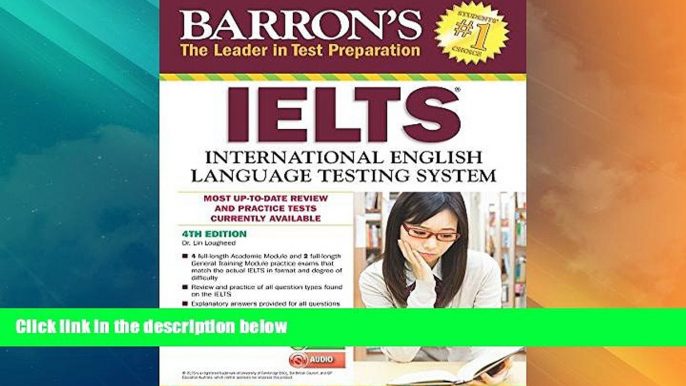 Big Deals  Barron s IELTS with MP3 CD, 4th Edition  Best Seller Books Most Wanted