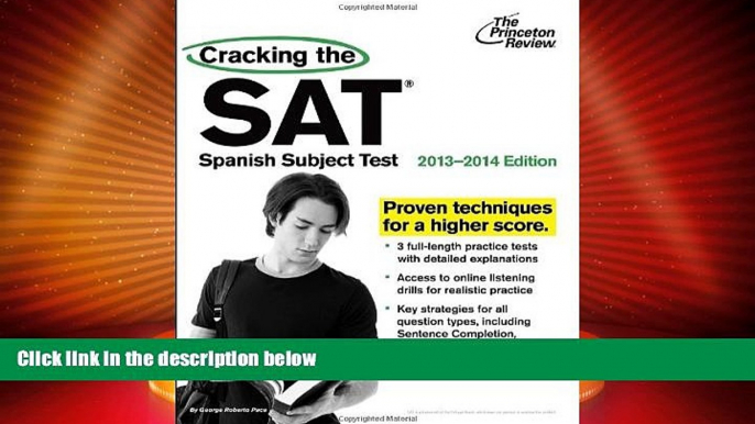 Big Deals  Cracking the SAT Spanish Subject Test, 2013-2014 Edition (College Test Preparation)