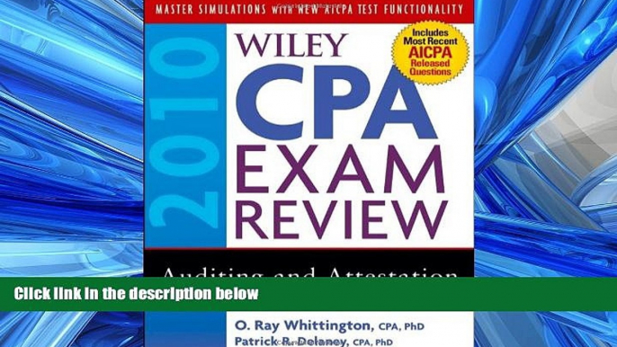 Enjoyed Read Wiley CPA Exam Review 2010, Auditing and Attestation (Wiley CPA Examination Review: