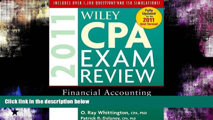 Popular Book Wiley CPA Exam Review 2011, Financial Accounting and Reporting (Wiley CPA Examination